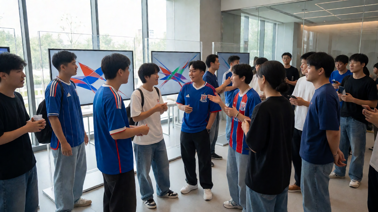 球迷社区讨论界面，展示社区互动场景