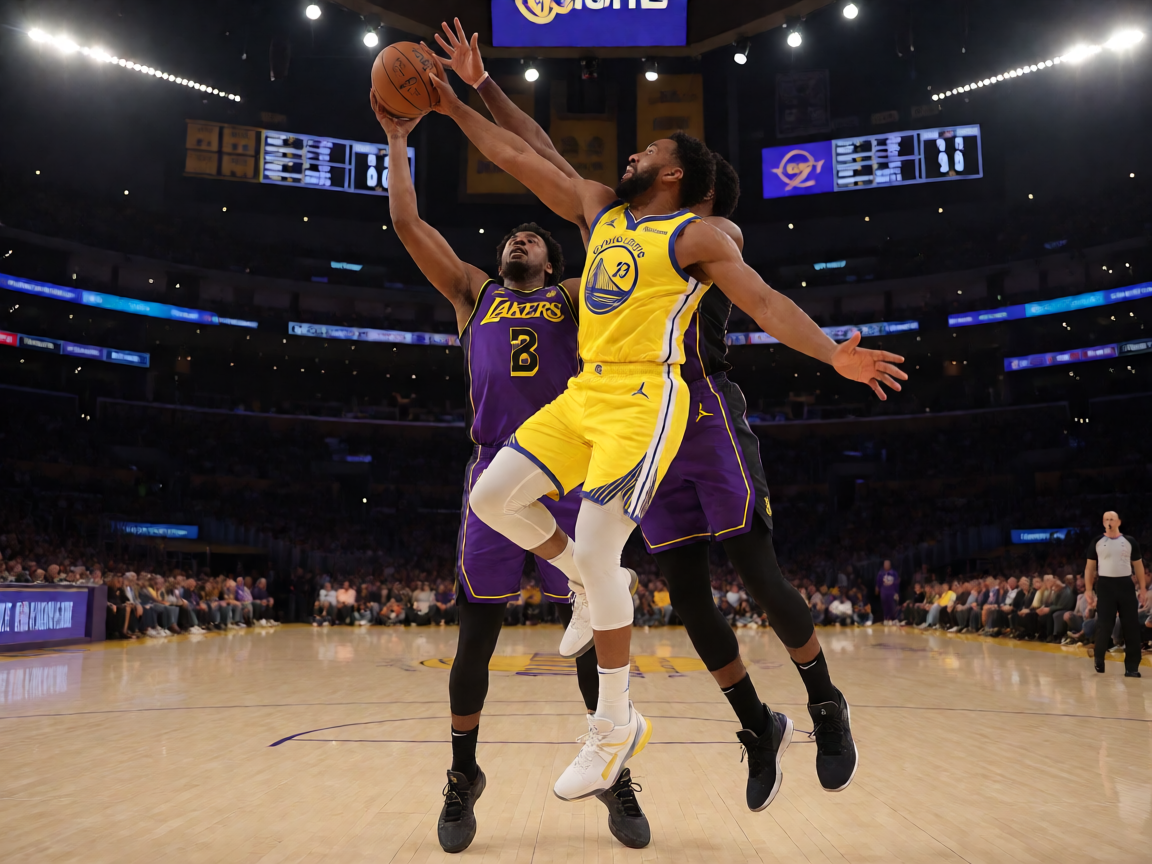 NBA季后赛激烈对抗画面